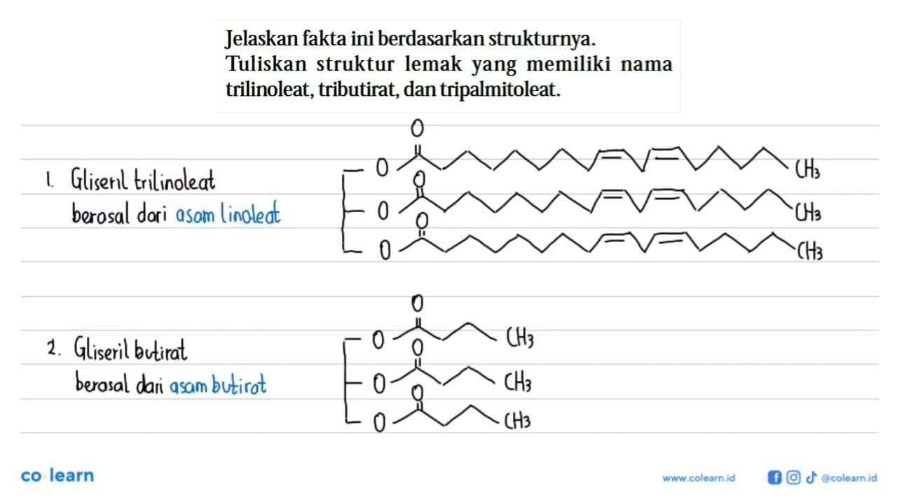 Jelaskan fakta ini berdasarkan strukturnya. Tuliskan