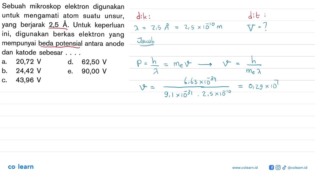 Sebuah mikroskop elektron digunakan untuk mengamati atom