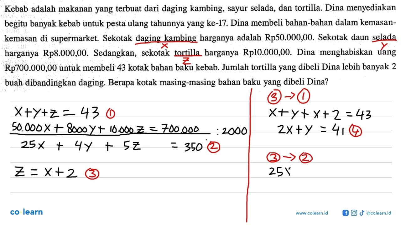 Kebab adalah makanan yang terbuat dari daging kambing,