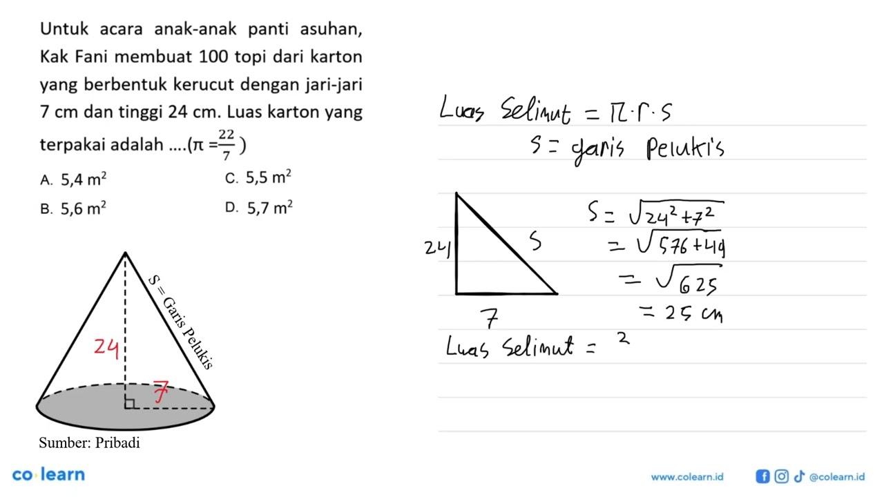 Untuk acara anak-anak panti asuhan, Kak Fani membuat 100