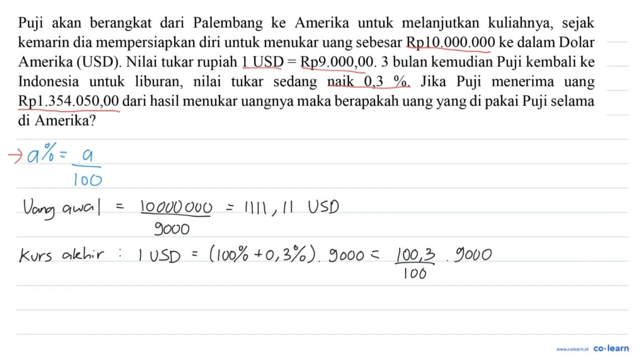 Puji akan berangkat dari Palembang ke Amerika untuk