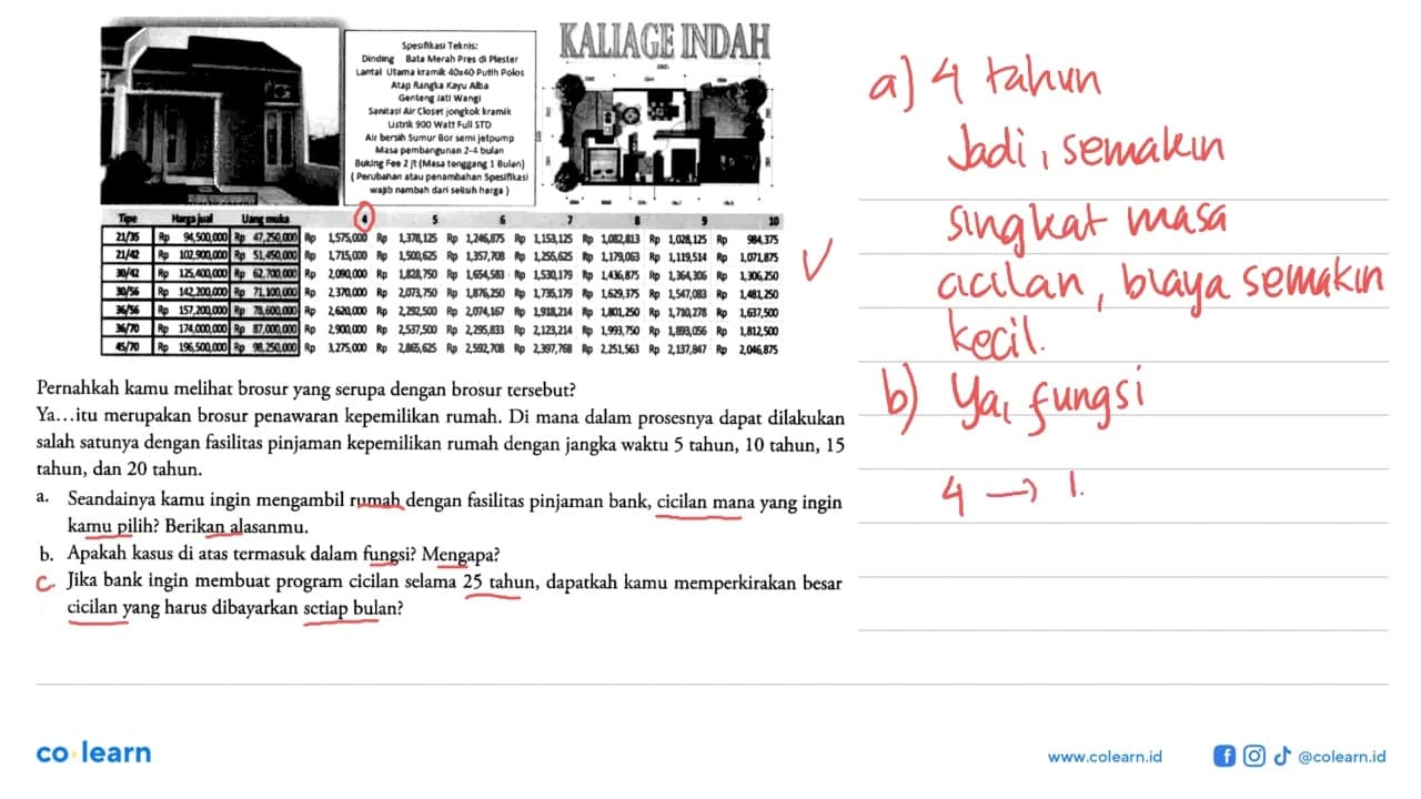 Pernahkah kamu melihat brosur yang serupa dengan brosur