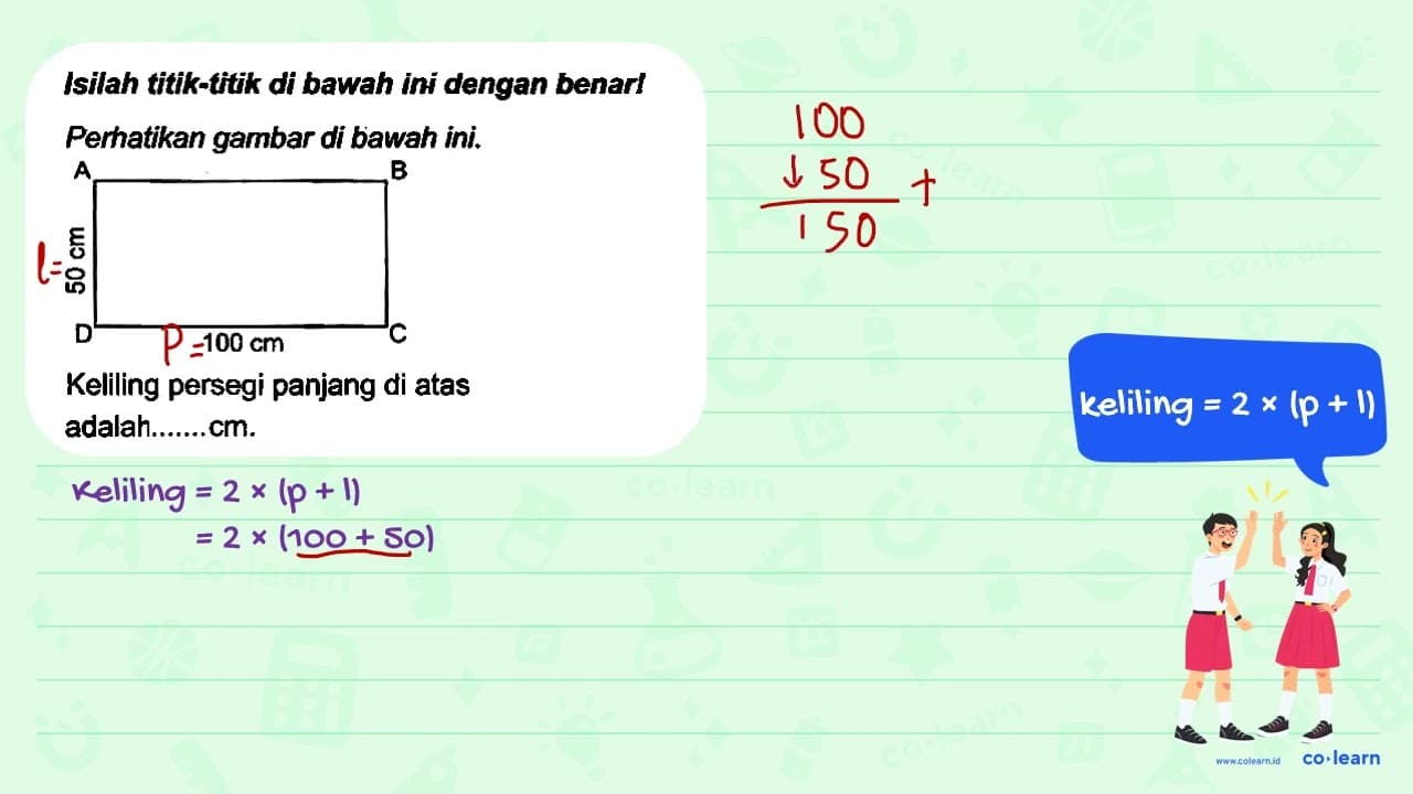 Isilah titik-titik di bawah ini dengan benarl Perhatikan