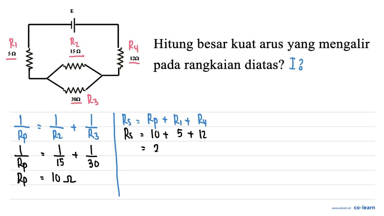 pada rangkaian diatas?