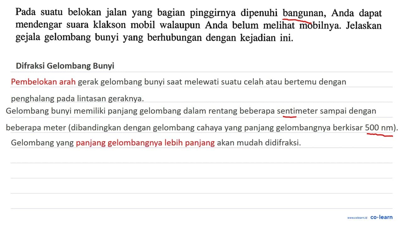 Pada suatu belokan jalan yang bagian pinggirnya dipenuhi