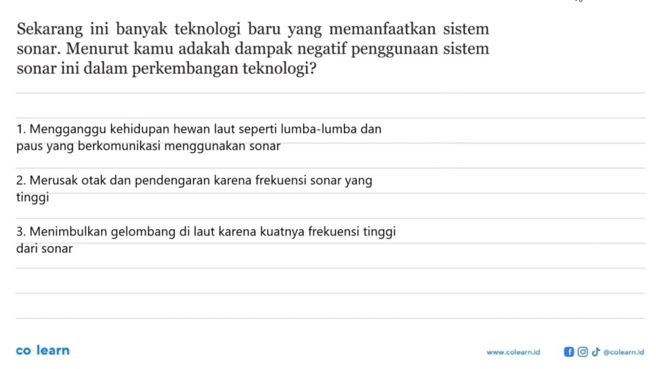 Sekarang ini banyak teknologi baru yang memanfaatkan sistem