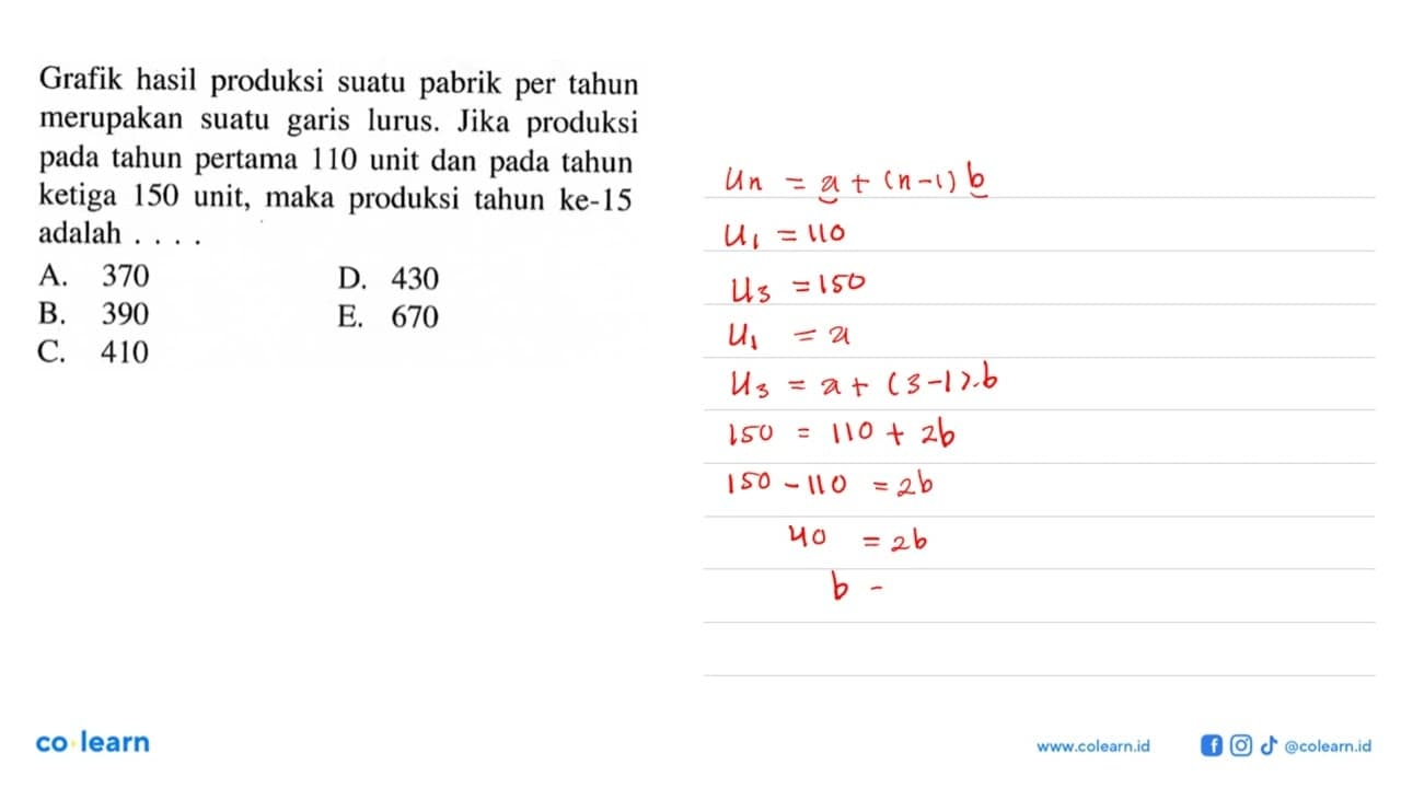 Grafik hasil produksi pabrik per tahun suatu merupakan