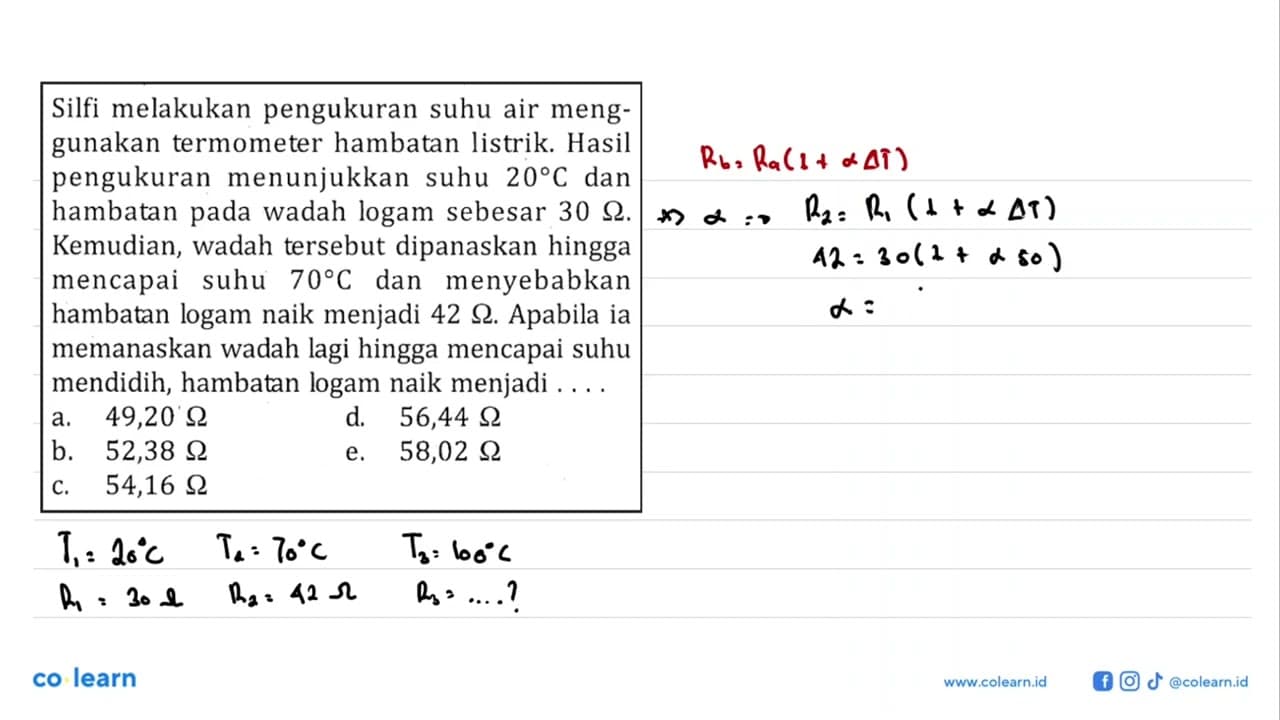 Silfi melakukan pengukuran suhu air menggunakan termometer