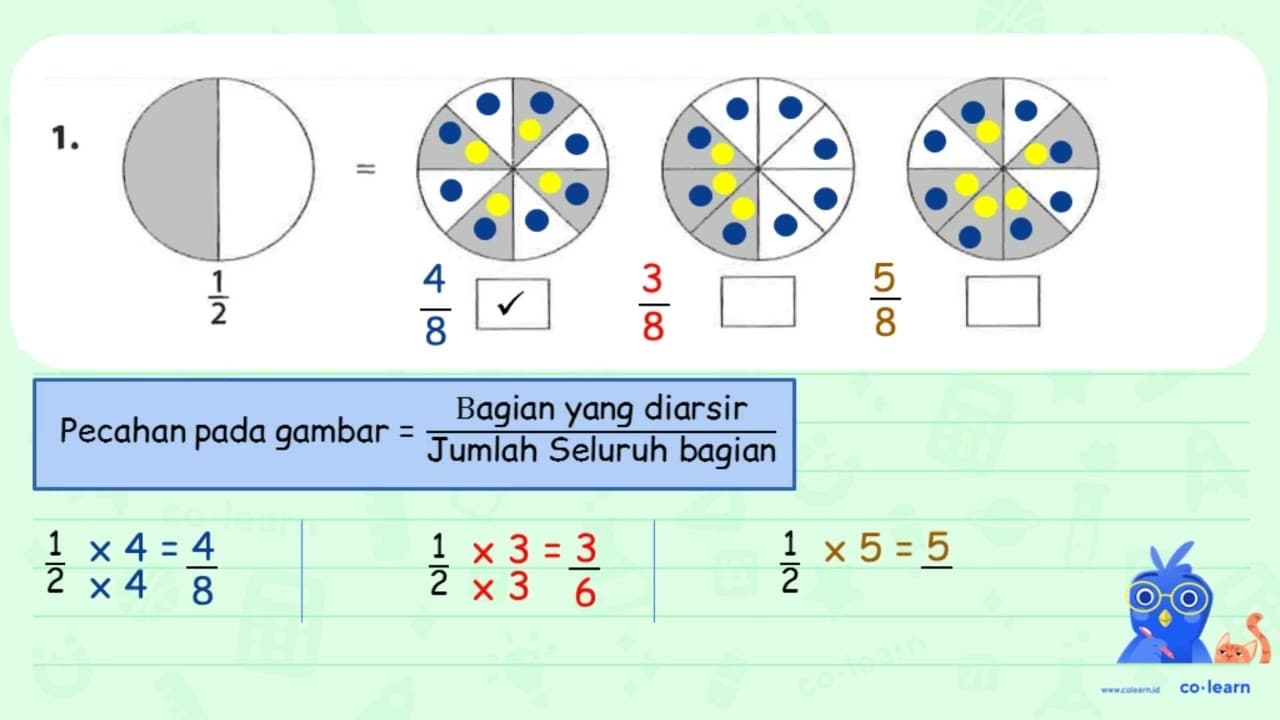 Berilah tanda checkmark pada kotak untuk gambar yang