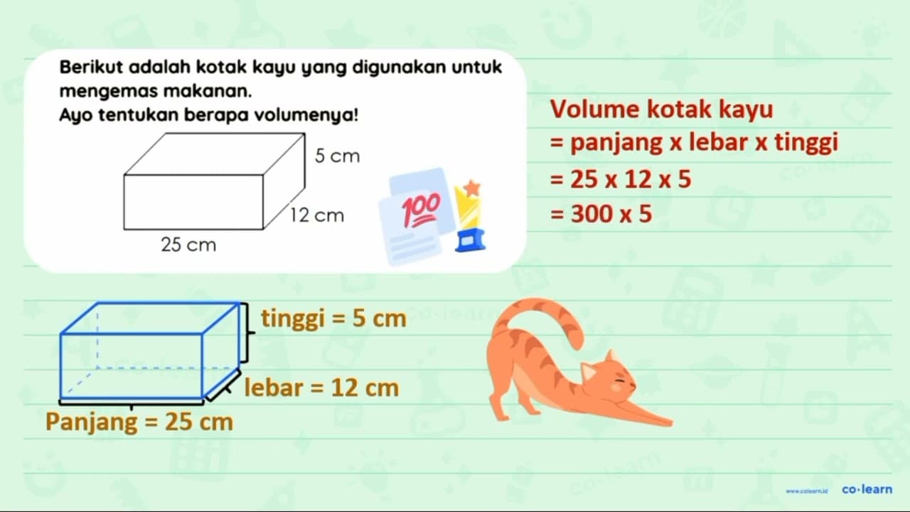 Berikut adalah kotak kayu yang digunakan untuk mengemas