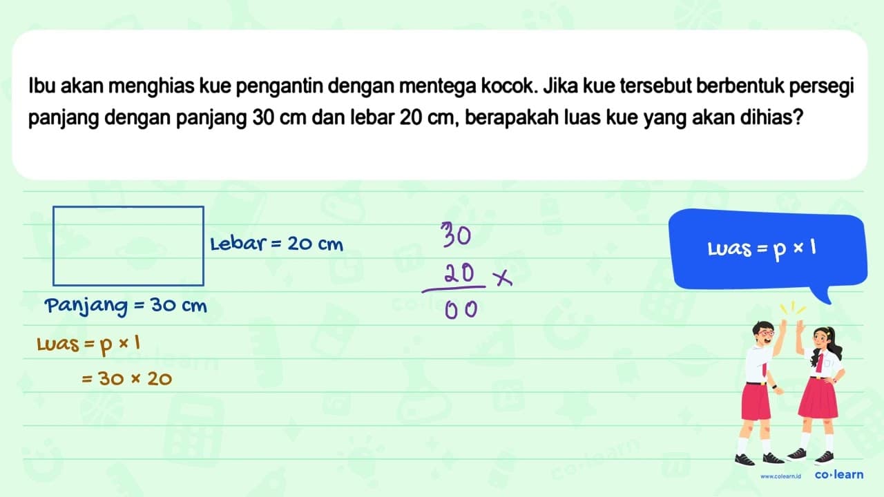 Ibu akan menghias kue pengantin dengan mentega kocok. Jika