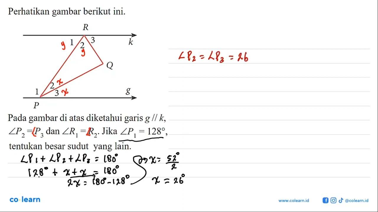 Perikan gambar berikut ini. Pada gambar di atas diketahui