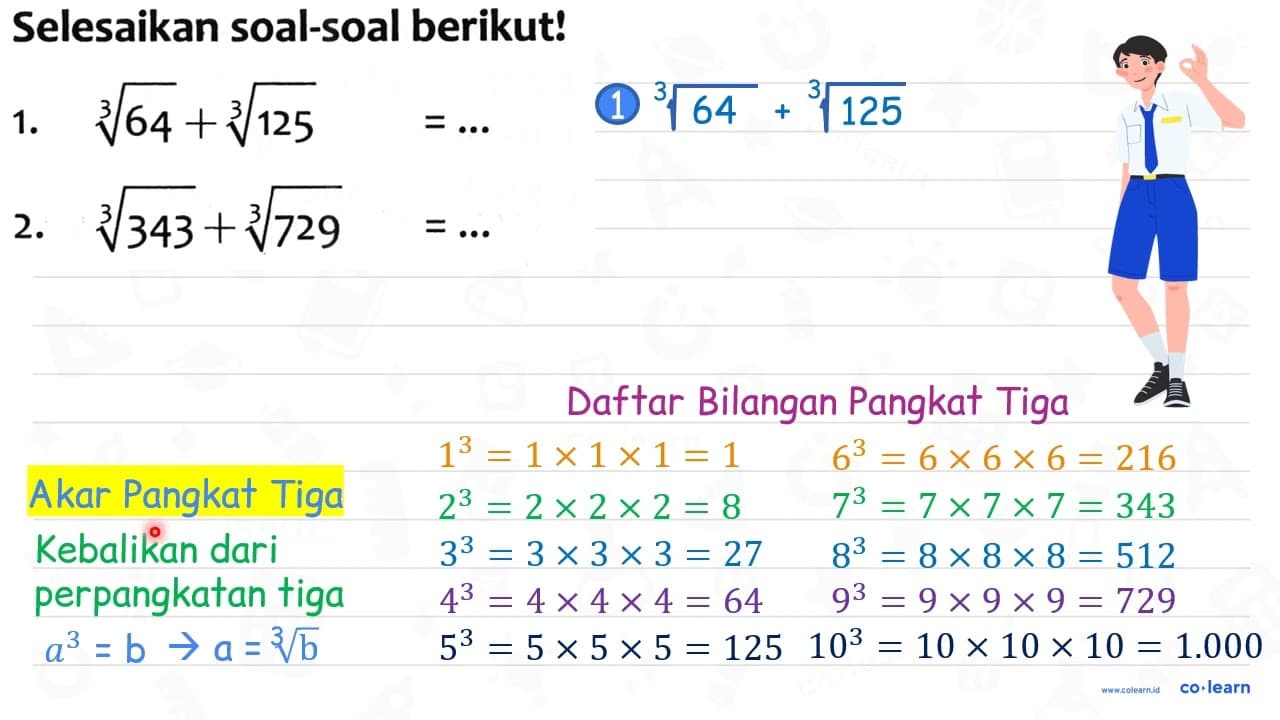 Selesaikan soal-soal berikut! 1.