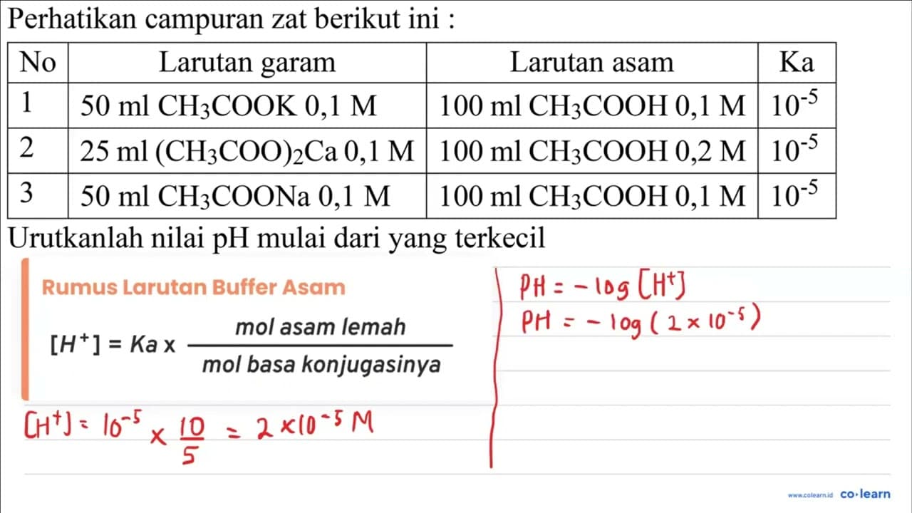 Perhatikan campuran zat berikut ini : No {1)/(|c|)/(