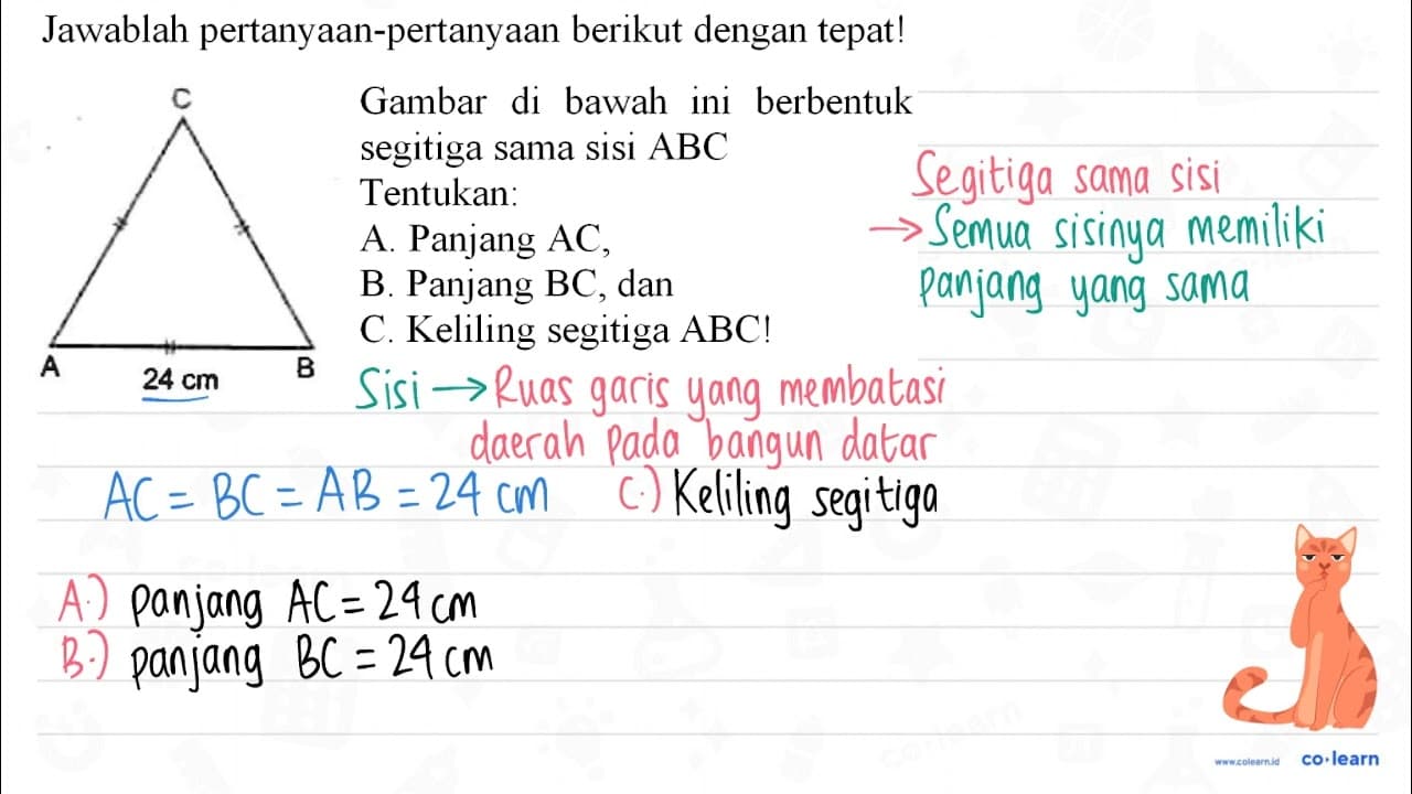 Jawablah pertanyaan-pertanyaan berikut dengan tepat! Gambar