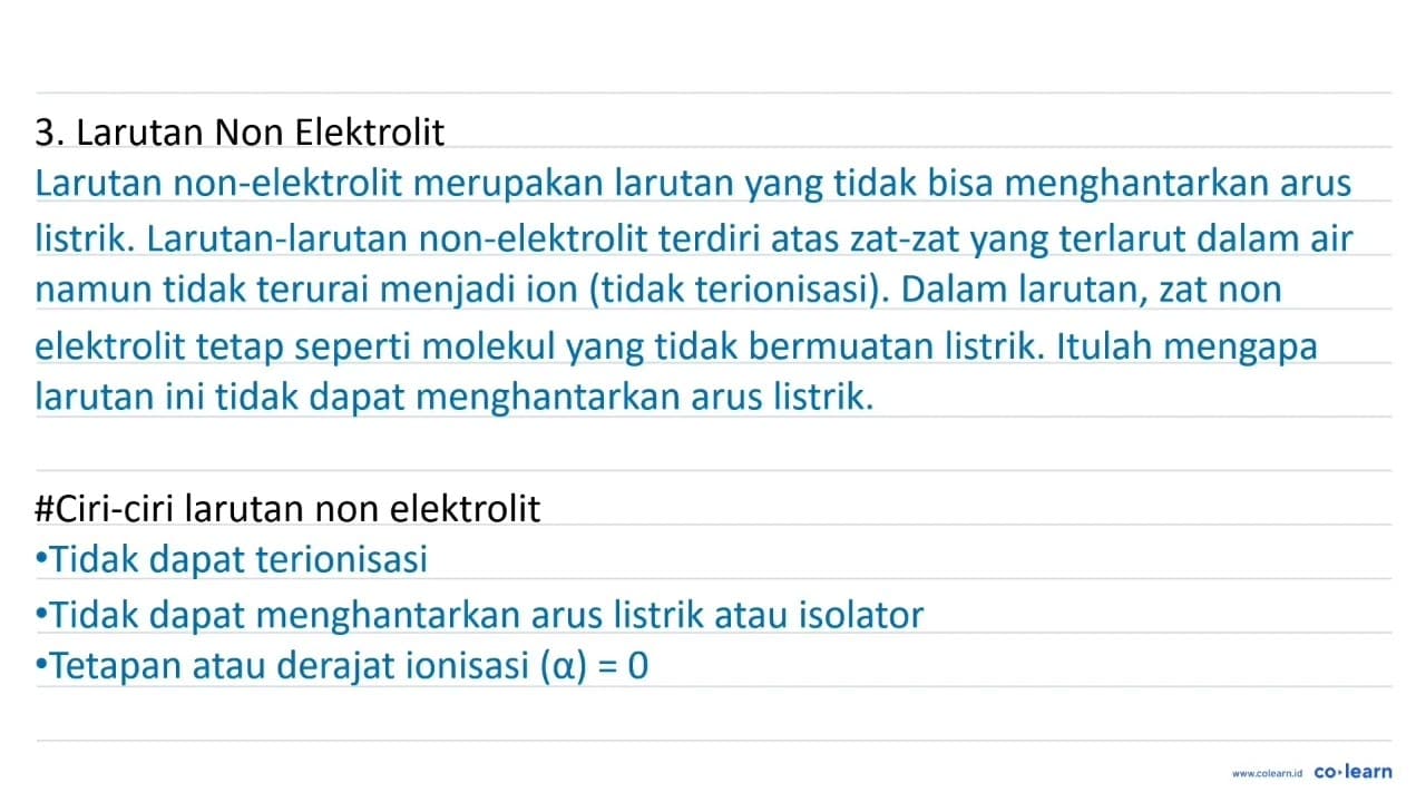 Gesang melakukan percobaan uji daya hantar listrik larutan