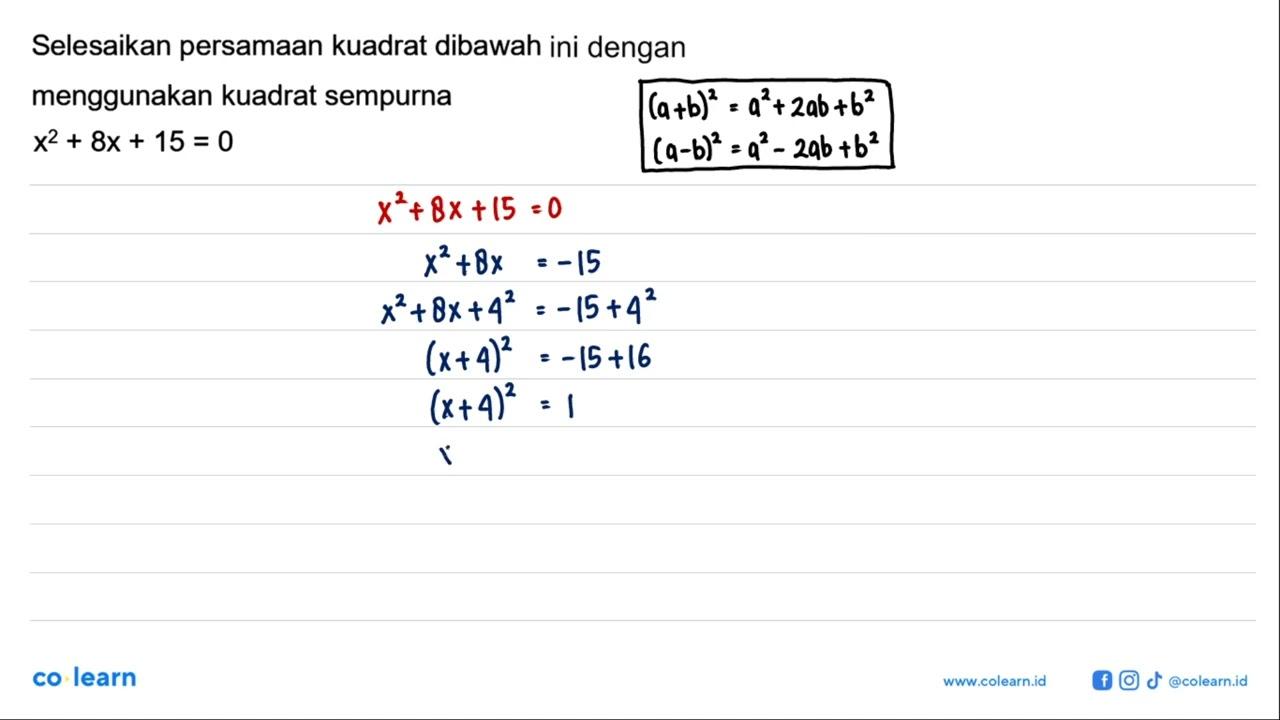 x^2+8x+15=0