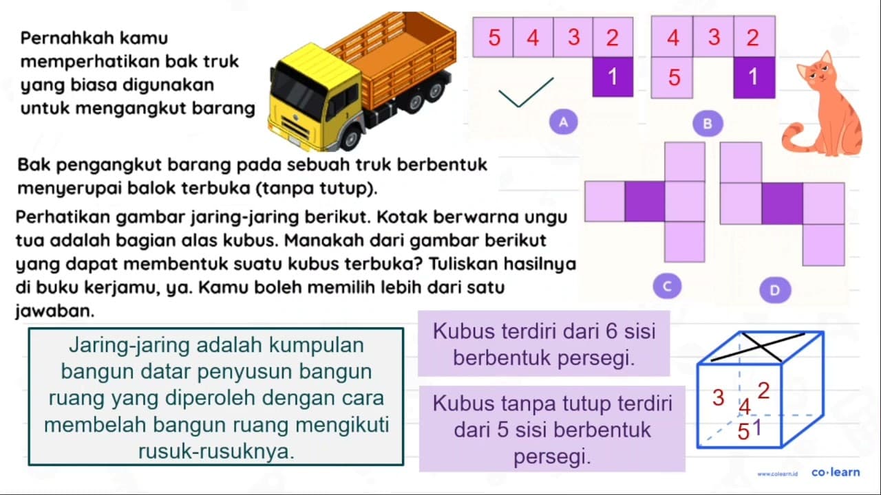 Pernahkah kamu memperhatikan bak truk yang biasa digunakan