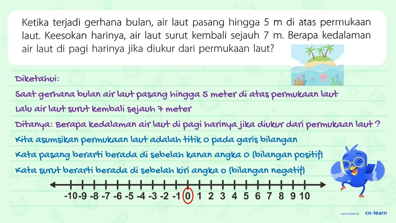 Ketika terjadi gerhana bulan, air laut pasang hingga 5 m di