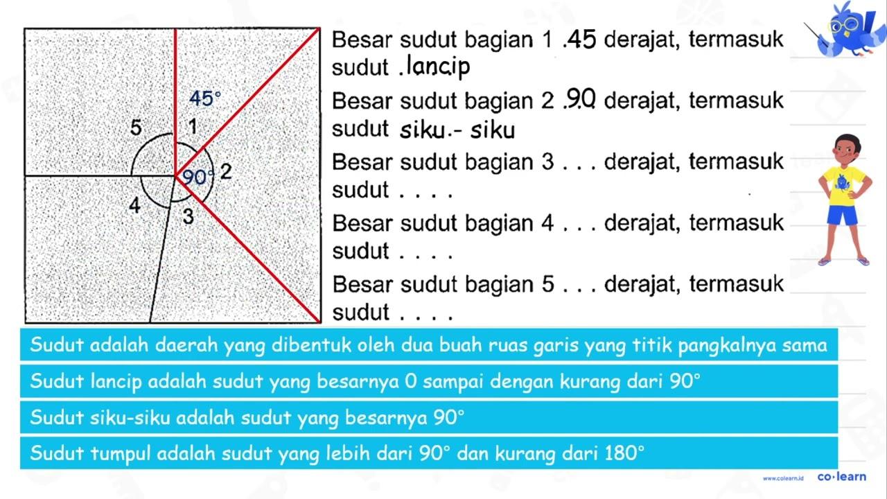 Selembar kertas dipotong menjadi beberapa bagian. Adi ingin