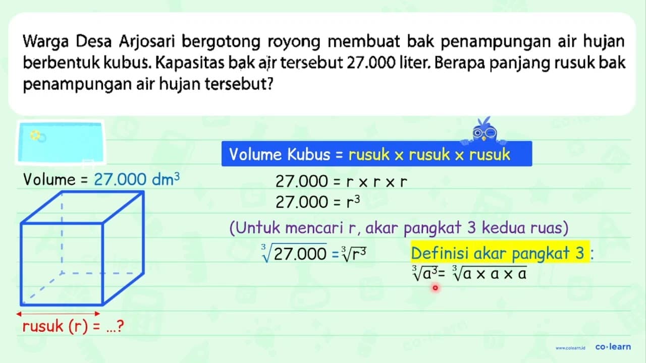 Warga Desa Arjosari bergotong royong membuat bak