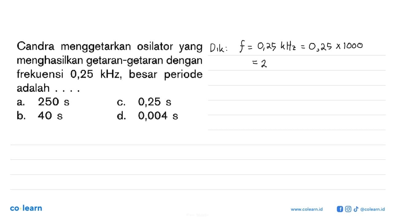 Candra menggetarkan osilator yang menghasilkan