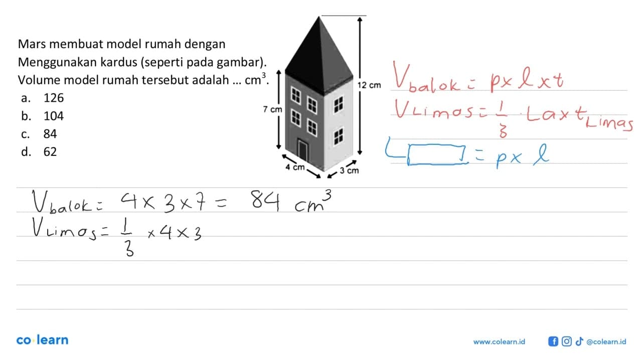 Mars membuat model rumah dengan Menggunakan kardus (seperti