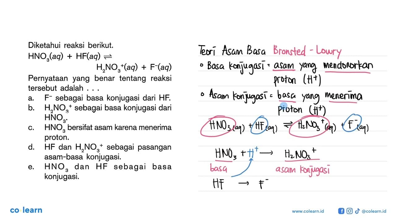 Diketahui reaksi berikut.