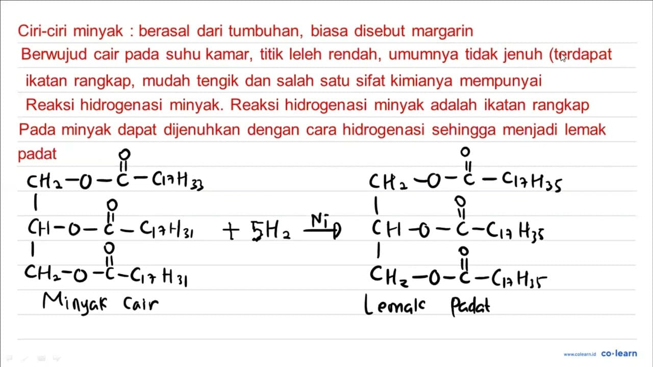 Penyebab minyak berbau tengik adalah ..... a. Karena