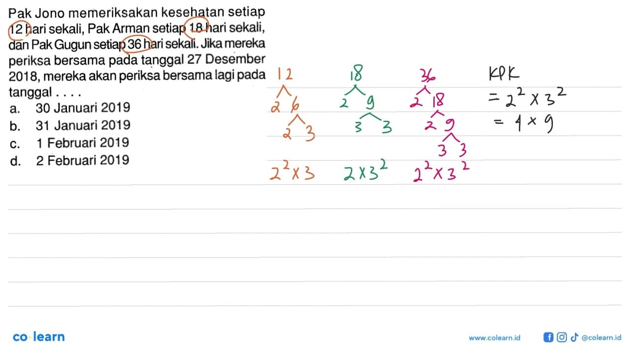 Pak Jono memeriksakan kesehatan setiap 12 hari sekali, Pak