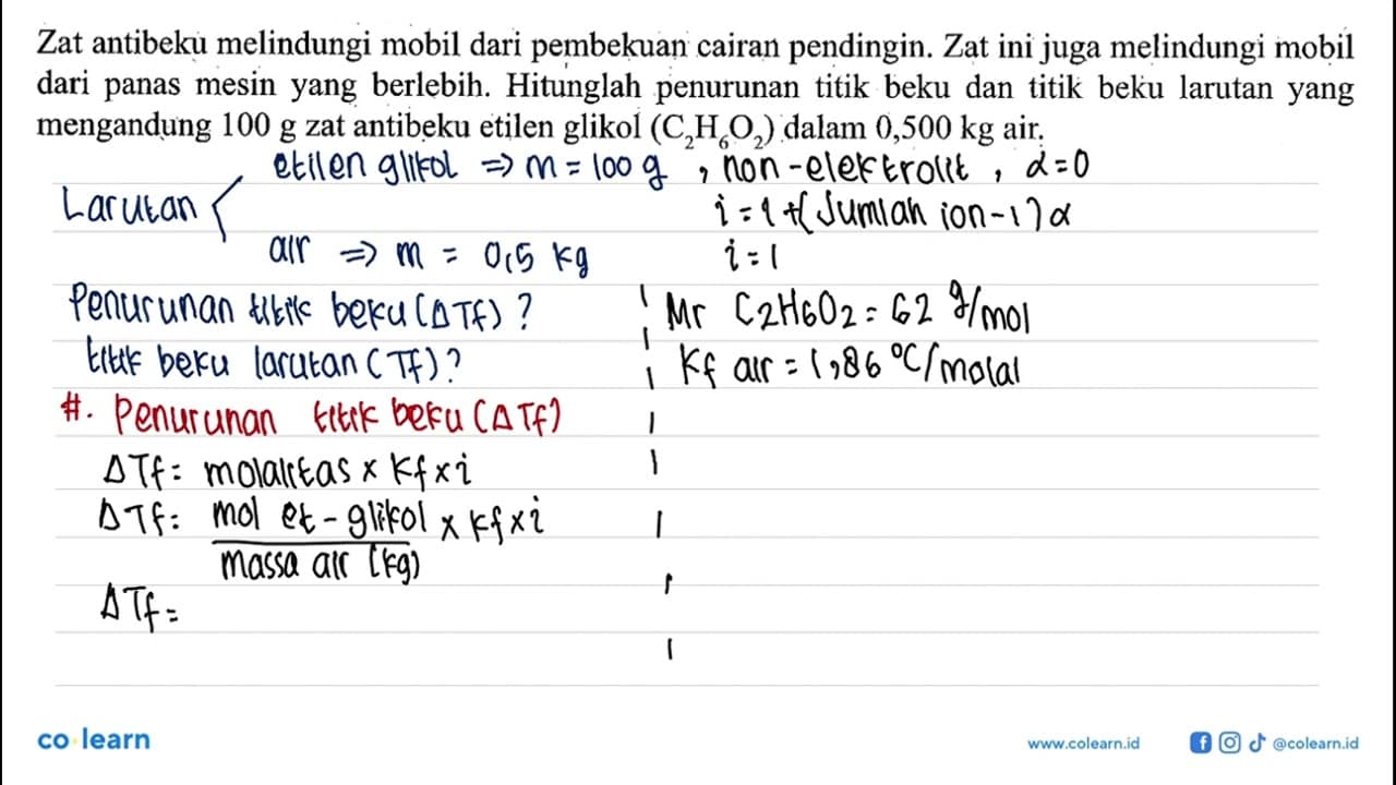 Zat antibeku melindungi mobil dari pembekuan cairan