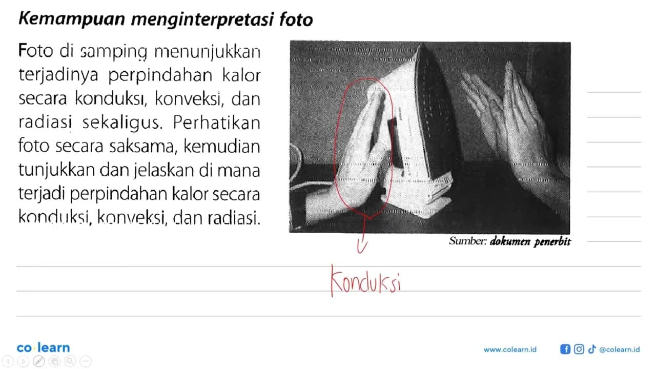 Kemampuan menginterpretasi foto Foto di samping menunjukkan