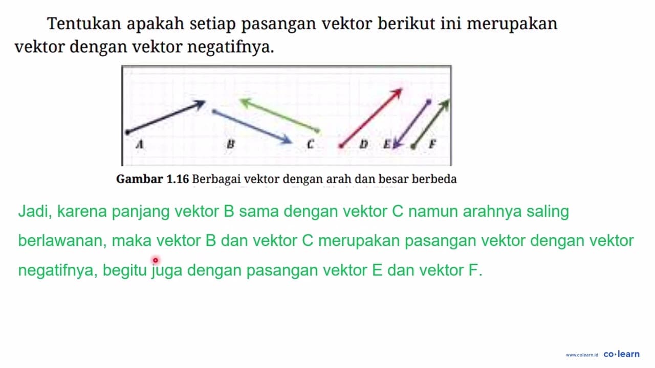 Tentukan apakah setiap pasangan vektor berikut ini