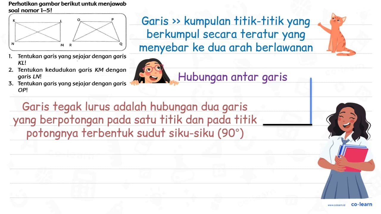 Perhatikan gambar berikut untuk menjawab soal nomor 1-5 !