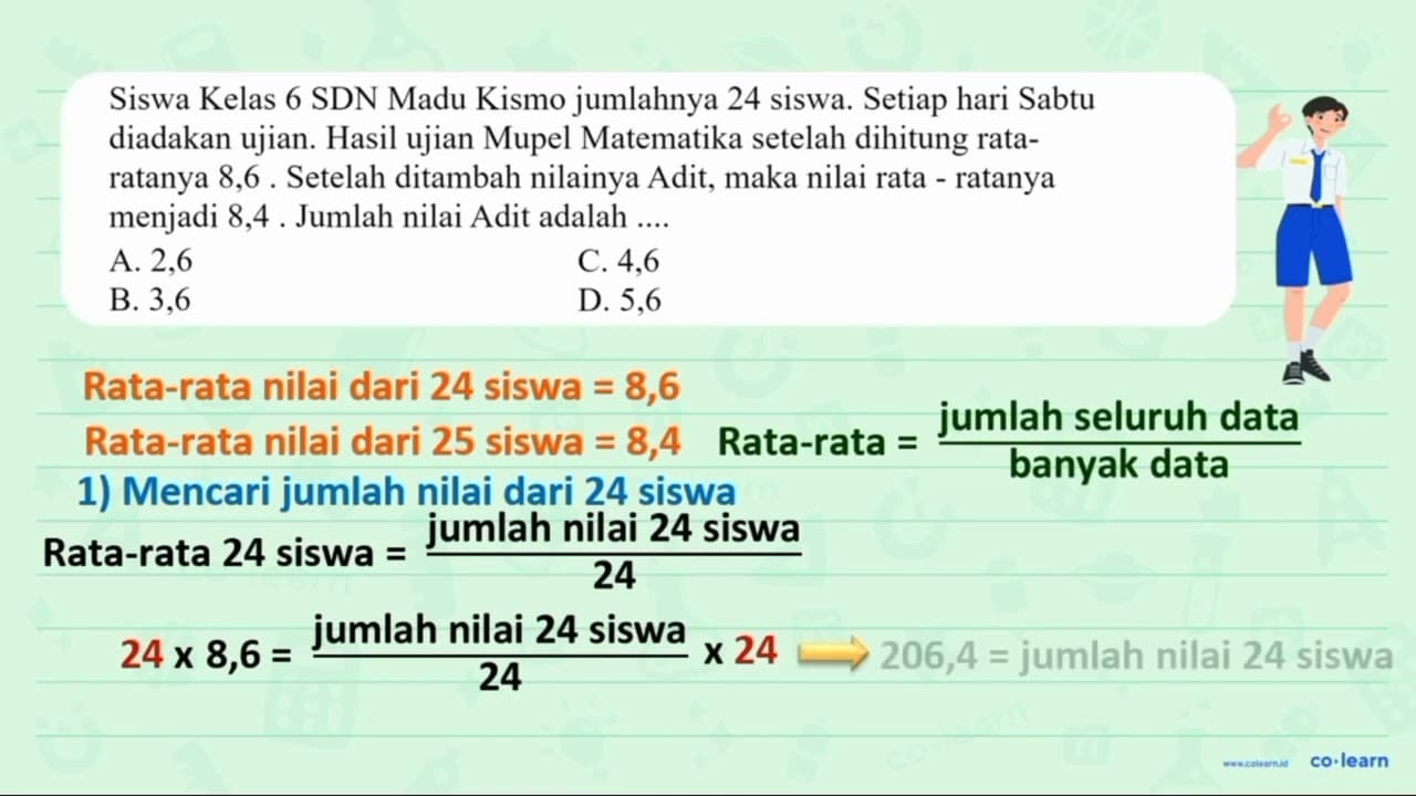 Siswa Kelas 6 SDN Madu Kismo jumlahnya 24 siswa. Setiap