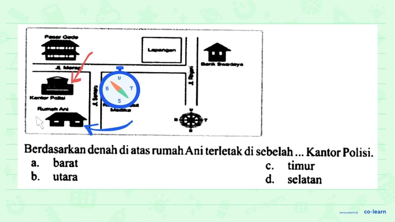 Pasar Gede Lapangan Bank Swadaya Jalan Merapi Jl. Rinjani