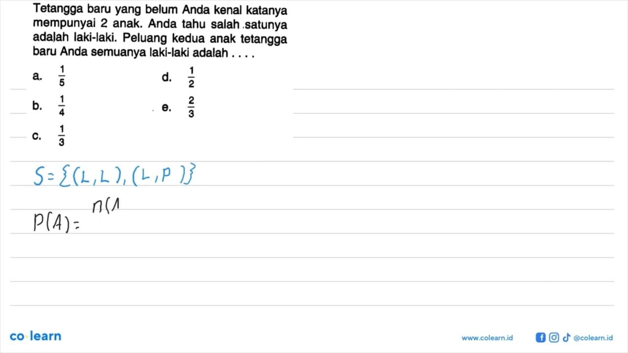 Tetangga baru yang belum Anda kenal katanya mempunyai 2