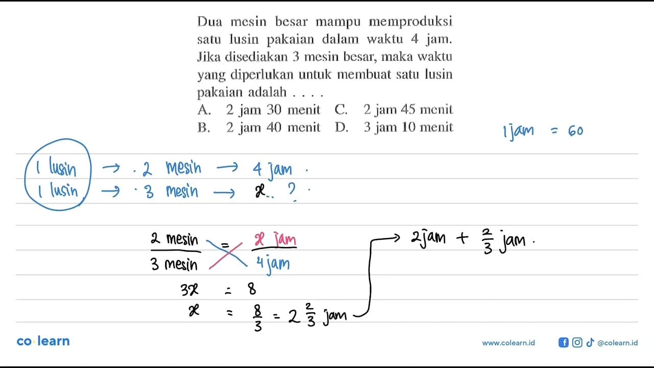 Dua mesin besar mampu memproduksi satu lusin pakaian dalam