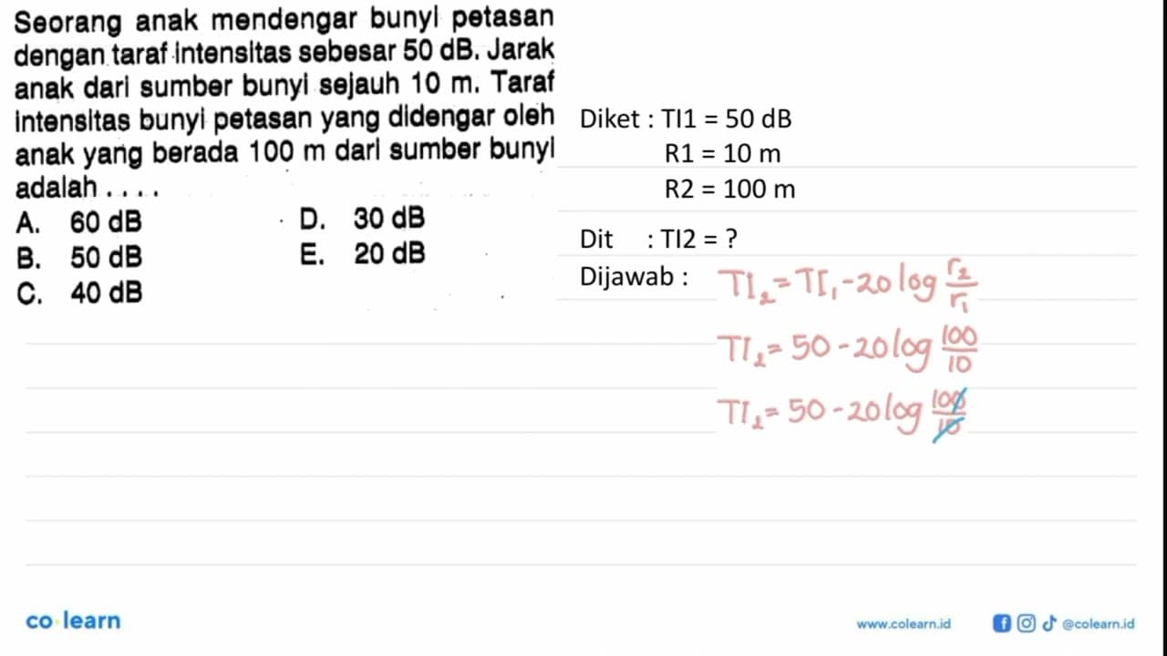 Seorang anak mendengar bunyl petasan dengan taraf