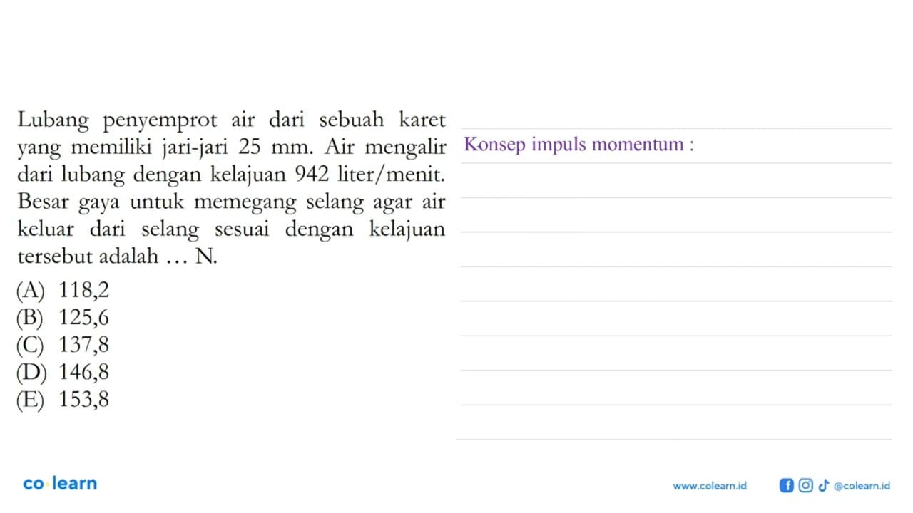 Lubang penyemprot air dari sebuah karet yang memiliki