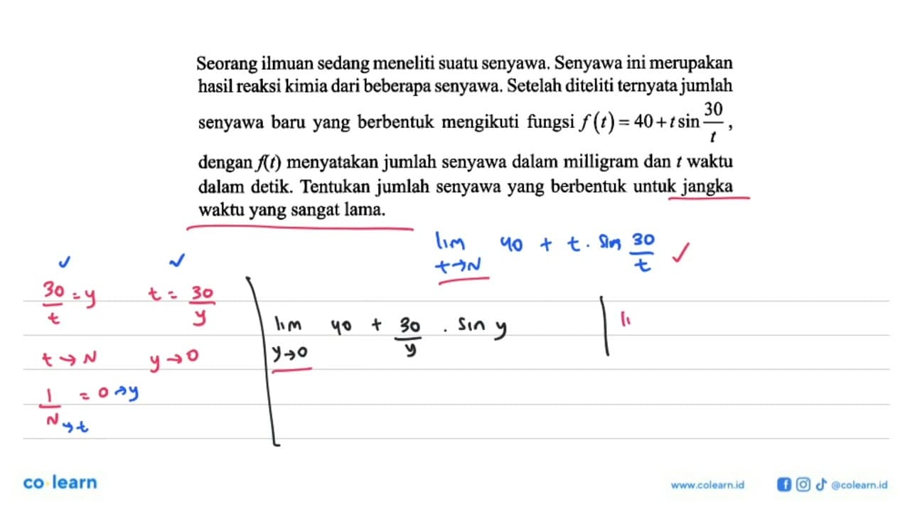 Seorang ilmuan sedang meneliti suatu senyawa. Senyawa ini