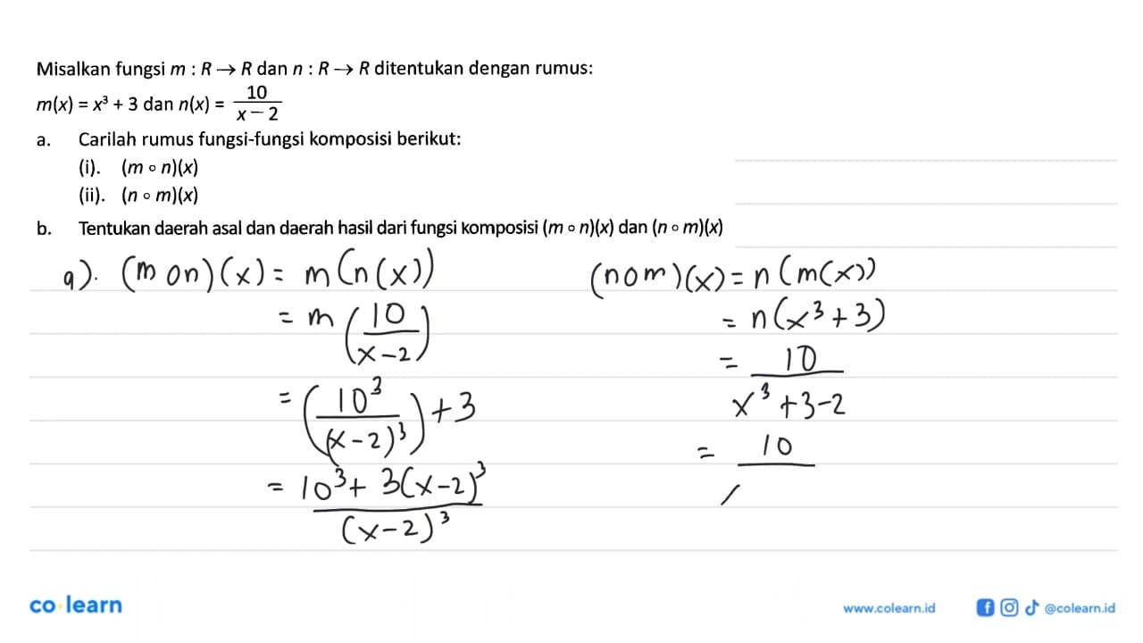 Fungsi berikut yang memiliki invers untuk semua anggota