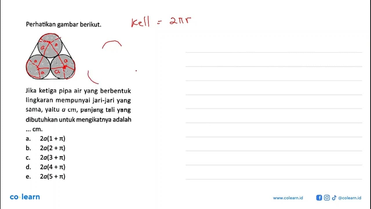 Perhatikan gambar berikut.Jika ketiga pipa air yang