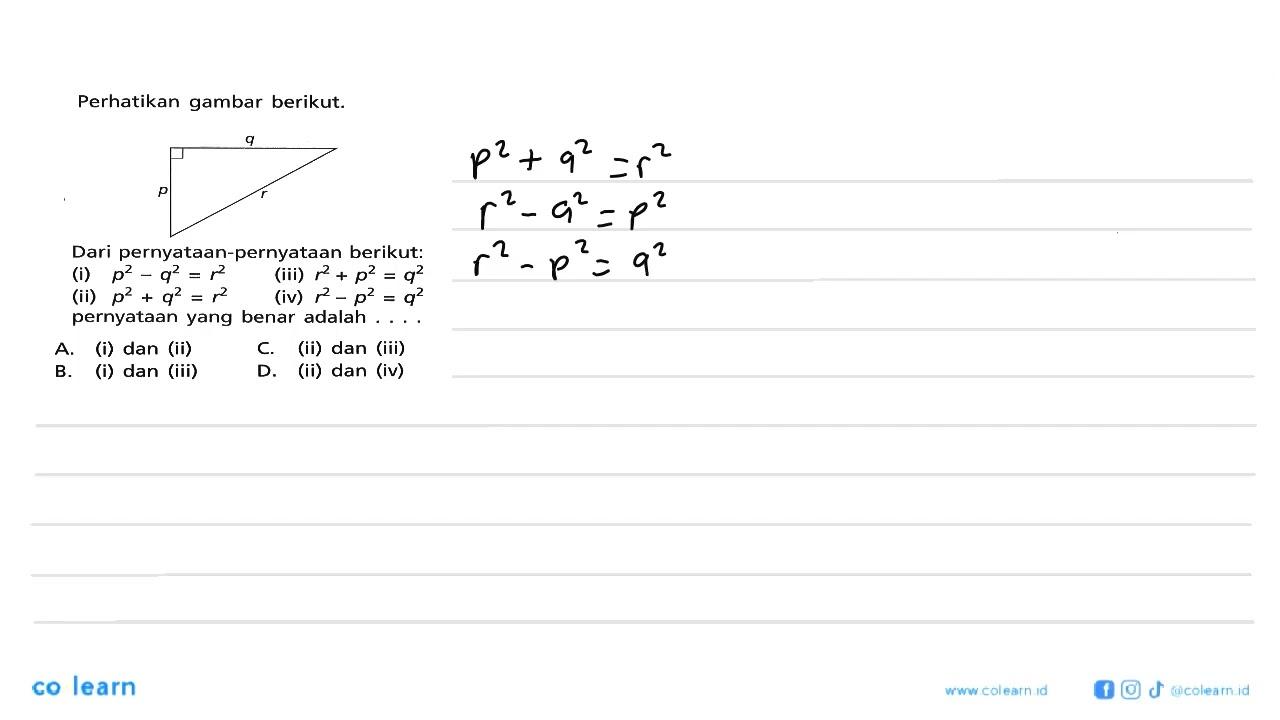 Perhatikan gambar berikut.Dari pernyataan-pernyataan