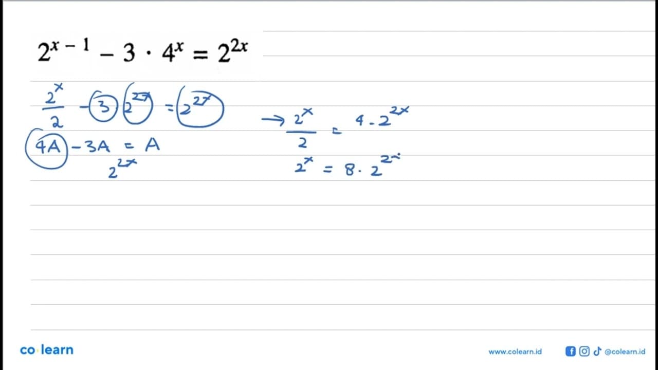 Solve each up until these equations for x exactly or