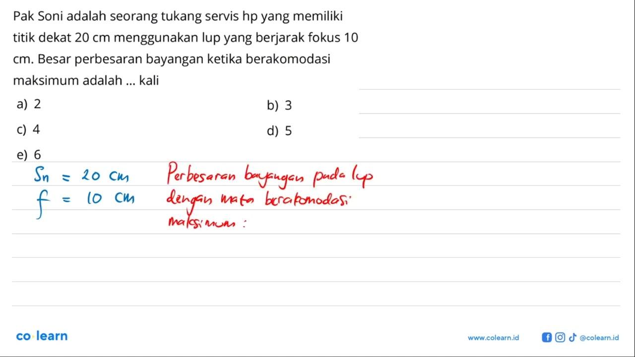 Pak Soni adalah seorang tukang servis hp yang memiliki