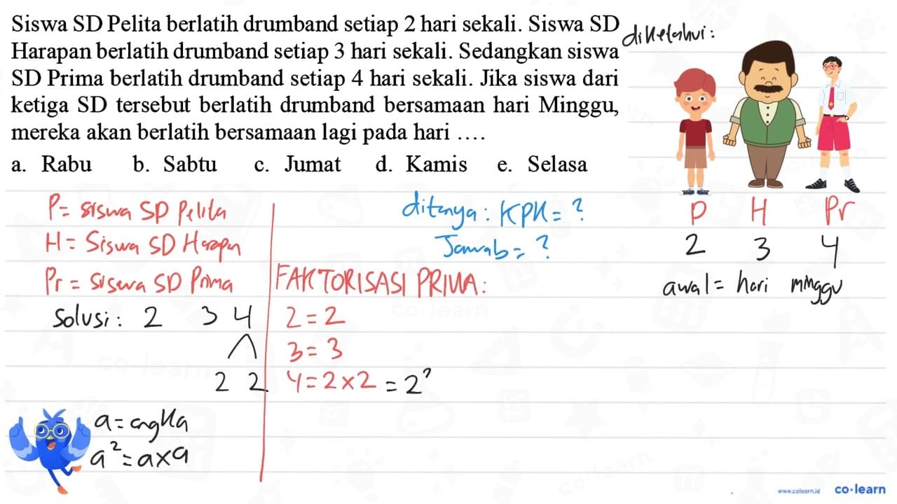 Siswa SD Pelita berlatih drumband setiap 2 hari sekali.