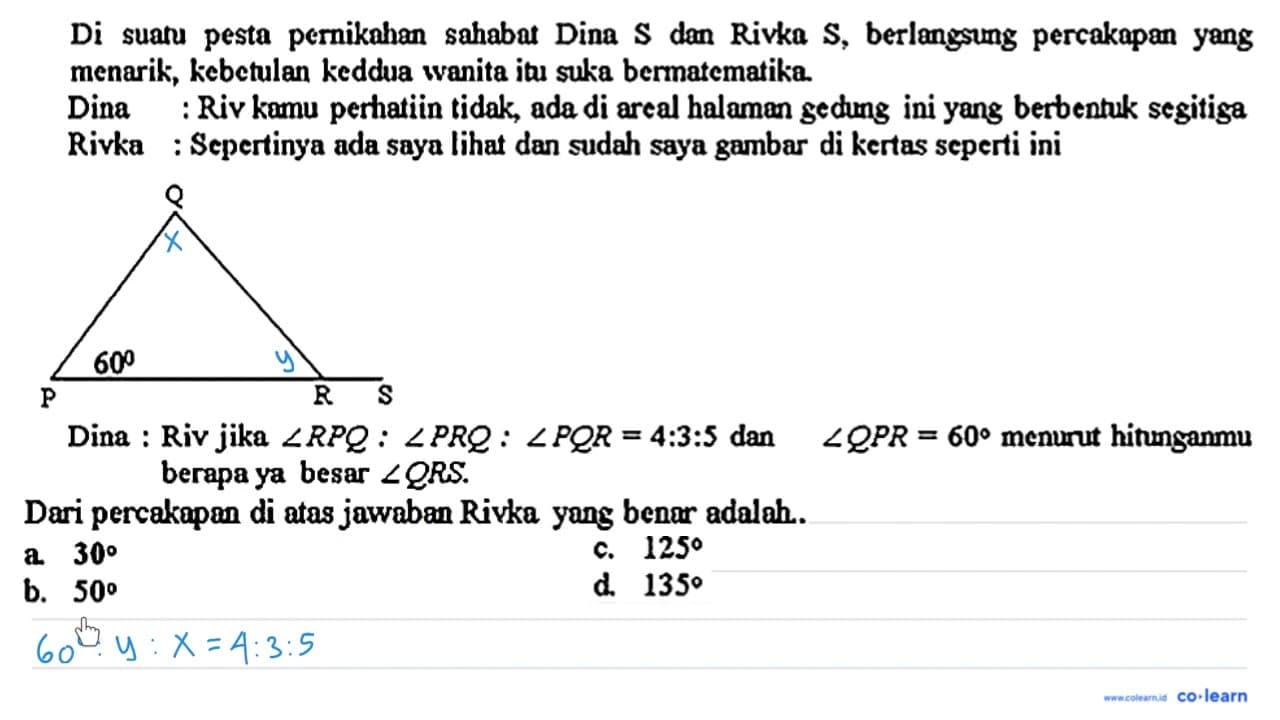 Di suatu pesta pernikahan sahabat Dina S dan Rivka S,