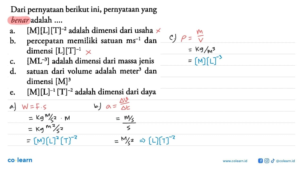 Dari pernyataan berikut ini, pernyataan yang benar adalah