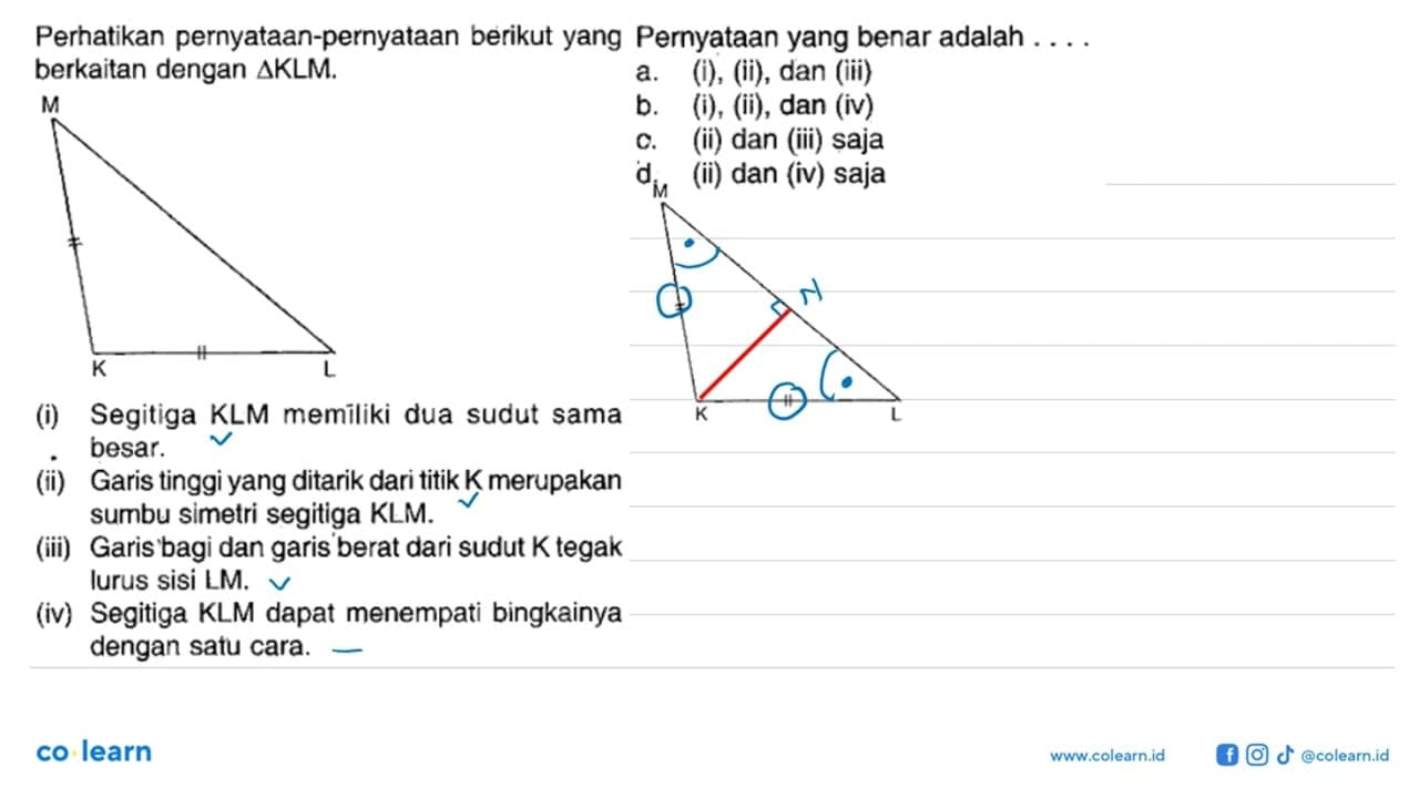 Perhatikan pernyataan-pernyataan berikut yang berkaitan